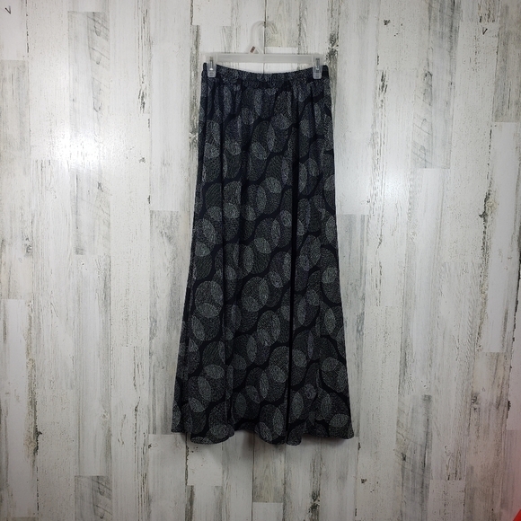 Roz and Ali black white maxi skirt women's size XS - Picture 5 of 8